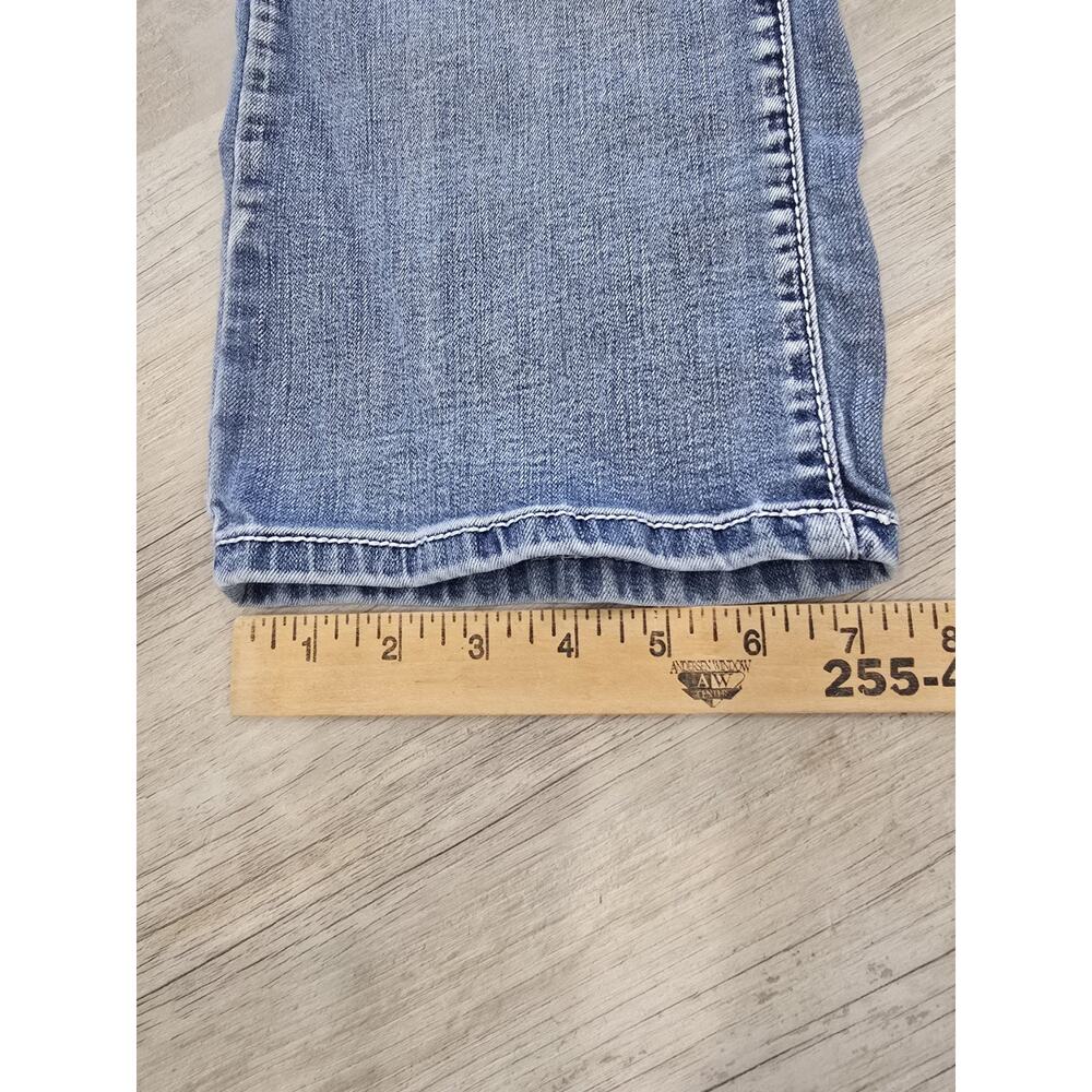 Earl Jean Women's Size 14 Slim Bootcut Jeans Embellished Rhinestone Pockets Y2K - Picture 5 of 11